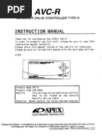 Apexi Installtion Instruction Manual: S-AFC 2 / SUPER AIR FLOW