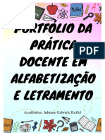 PORTFOLIO DA PRATICA DOCENTE EM ALFABETIZAÇÃO E LETRAMENTO Concluido