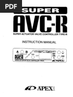 APEXI AVCR MANUAL PDF