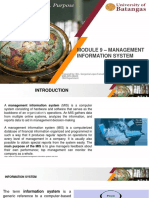 FBM-Module 9 Mgt. Information System