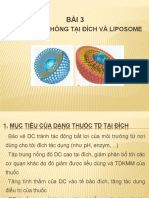 Bài 3. Thuốc giải phóng tại đích và liposom