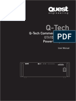 70v 100v Lines Q-Tech - Manual - PowerAmp - 360 - 480