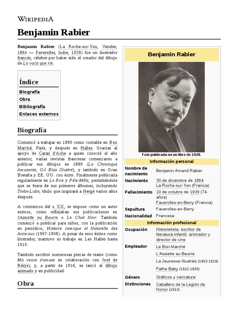 Benjamin Rabier | PDF