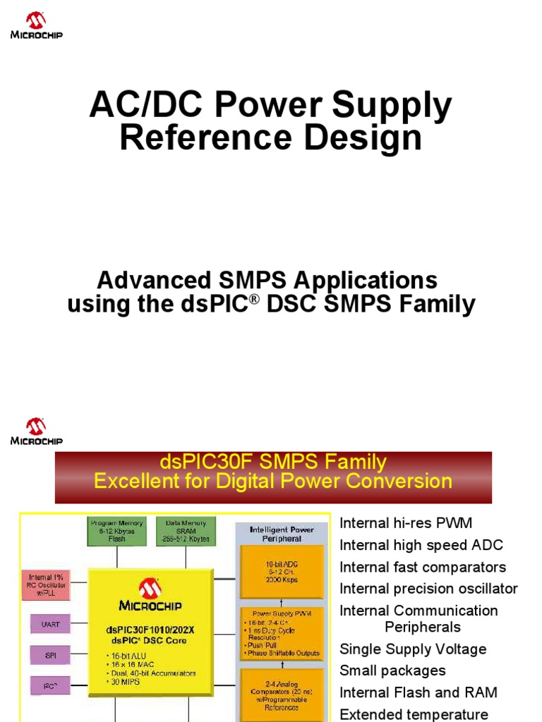 AC DC Power Supply Reference Design. Advanced SMPS Applications Using