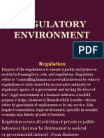 Regulatory Environment