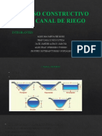 Construcción Canal Riego