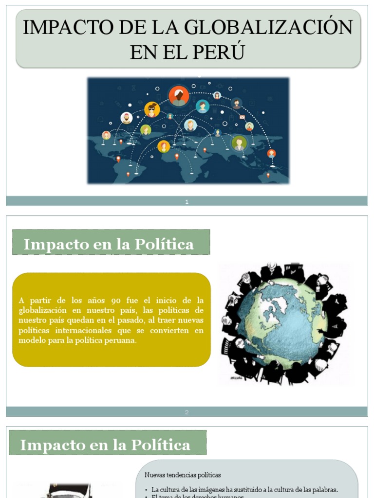 Impacto de La Globalización | PDF | Globalización | Perú