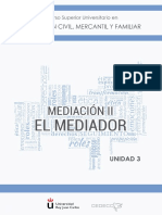 UNIDAD 3 - LA MEDIACION 2 - El Mediador