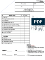 Ladder Inspection Checklist