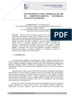 Mapeamento Tecnológico para Purificação de