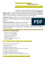 Aspectos Registrales de Las Asociaciones