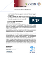 Boletín - Cerrando Con Broche de Oro