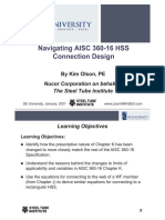 2021 01 12 Navigating AISC 360-16 HSS Connection Design Slides