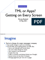 HTML vs Apps