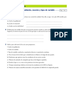 Unidad 13: Estadística 1. Repasa: Población, Muestra y Tipos de Variable