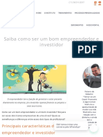 Saiba Como Ser Um Bom Empreendedor e Investidor - Instituto Coaching Financeiro