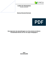 Projeto de Intervenção - Alfabetização Anos Iniciais - Mariana R. Machado