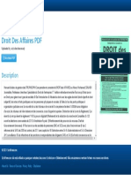 Droit Des Affaires PDF - PDF Free