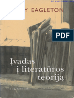 Terry Eagleton Įvadas Į Literatūros Teoriją