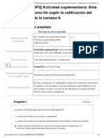 Examen - (ACDB1-15%) (SUP2) Actividad Suplementaria - Esta Actividad Tiene Como Fin Suplir La Calificación Del Chat Calificado, de La Semana 6