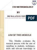 Research Methodlogy by DR M. Chinthenga