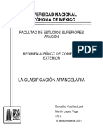 La Clasificación Arancelaria. Último Avance