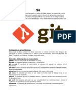 Instalación y comandos básicos de Git