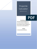 Projectile Motion Calculator