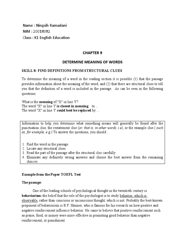 Chapter 8 11 Critical Thinking And Reading Pdf Separation Of Powers