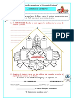 Ficha Relig Martes Corona de Adviento Prof. Yessenia FB Maestras de Primarias Unidas 933623393