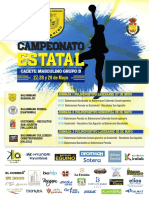 Cartel CampeonatoEstatal