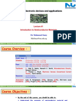 Electronic Devices and Applications - Lecture 1