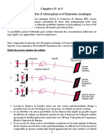 Chapitre IV Et V Spectrophotométrie D'absorption Et D'emission Atomique