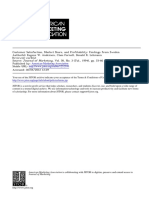 Anderson1994 Customer Satisfaction Market Share and Return of Investment