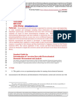 ASTM G01-11 - Corr Rate - Elchem Harmonic Measurement and Analysis