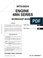 Mitsubishi Engine 4M4 Service Repair Manual