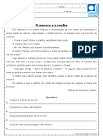 Intepretacao de Texto o Macaco e o Coelho 4 Ano e 5 Ano