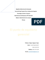 El punto de equilibrio: herramienta clave para la toma de decisiones