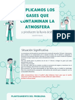 Presentación Trabajo de Química y Ciencia Ilustraciones Moléculas Verde Turquesa