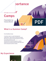 Benefits of Summer Camps
