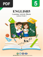 ENGLISH 5 Quarter 2 Week 5 LAS