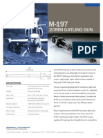 20Mm Gatling Gun: Specifications S