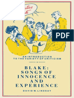 Blake Songs of Innocence and Experience (David W. Lindsay (Auth.) )