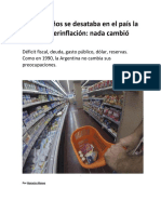 M4 L3 - Hace 30 Años Se Desataba en El País La Última Hiperinflación