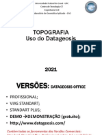 Uso do Datageosis para importação de dados topográficos