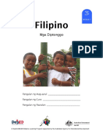 Filipino 3 DLP 7 - Mga Diptonggo