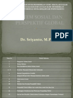 Pengantar Sistem Sosial Dan Perspektif Global