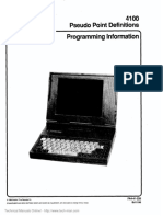 4100 Programming Pseudo Point Definitions