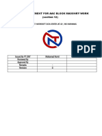 Methode Statement For Aac Blockwork