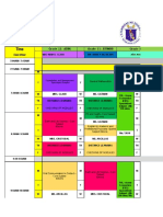 Senior High School BNHS Class Home Program School Year 2022 - 2023